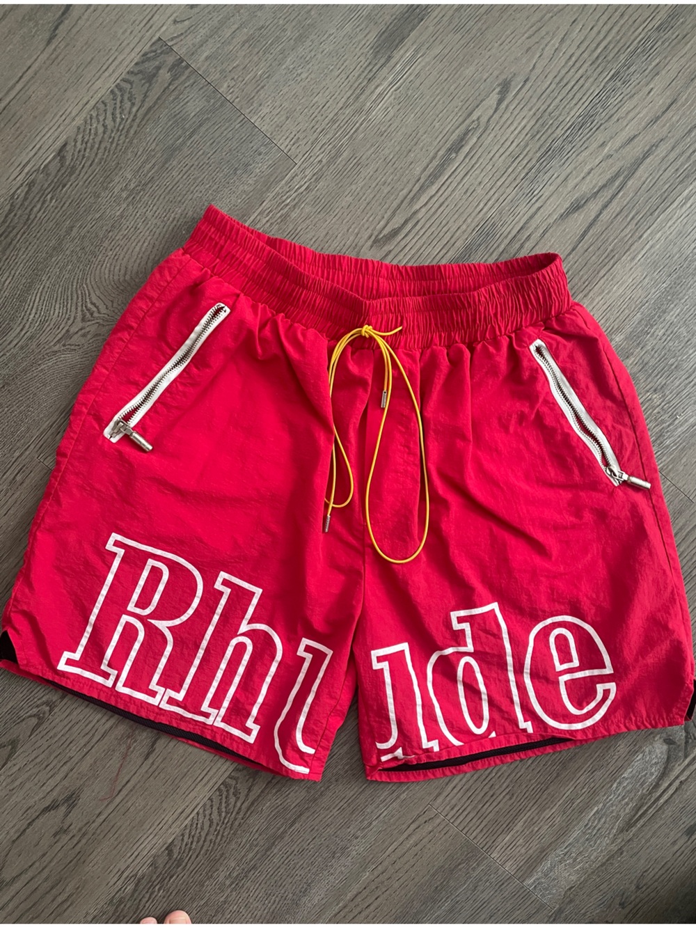 Rhude Logo Drawstring Shorts - Picture 1 of 7